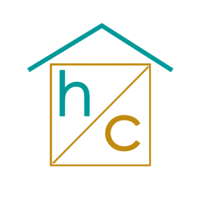 home compass letter logo